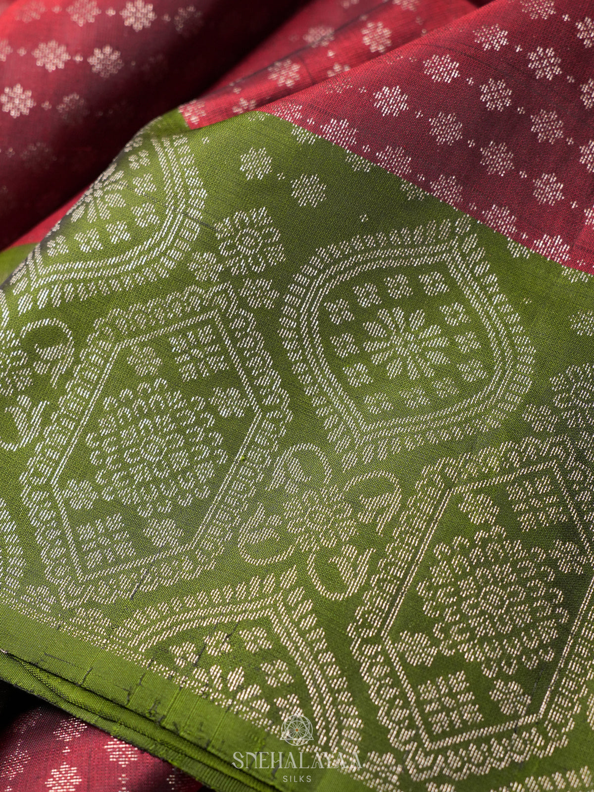 Maroon Soft Silk Saree