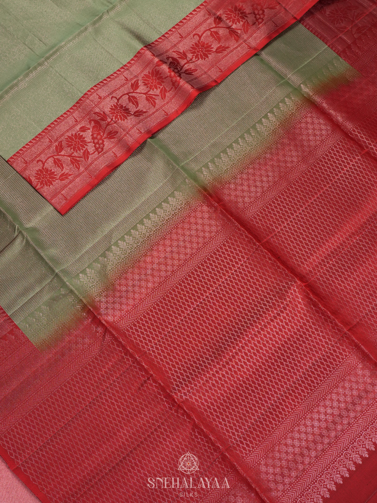 Green Soft Silk Saree