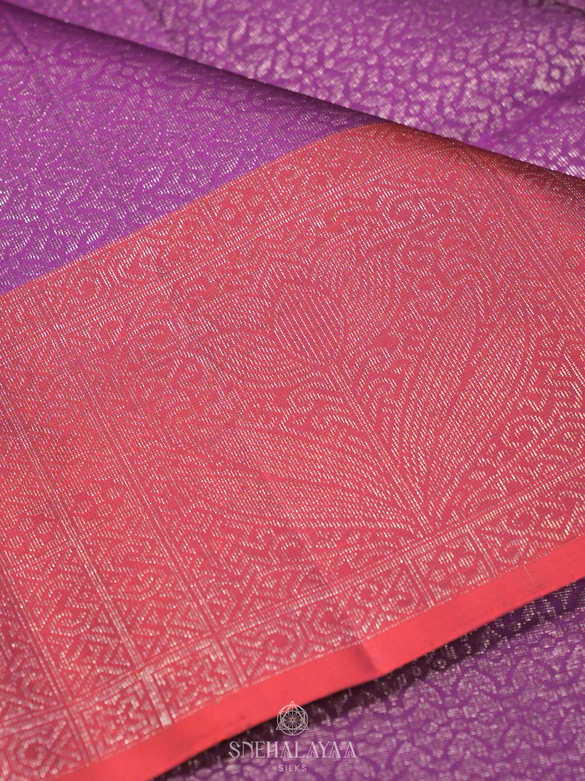 Purple Soft Silk Saree