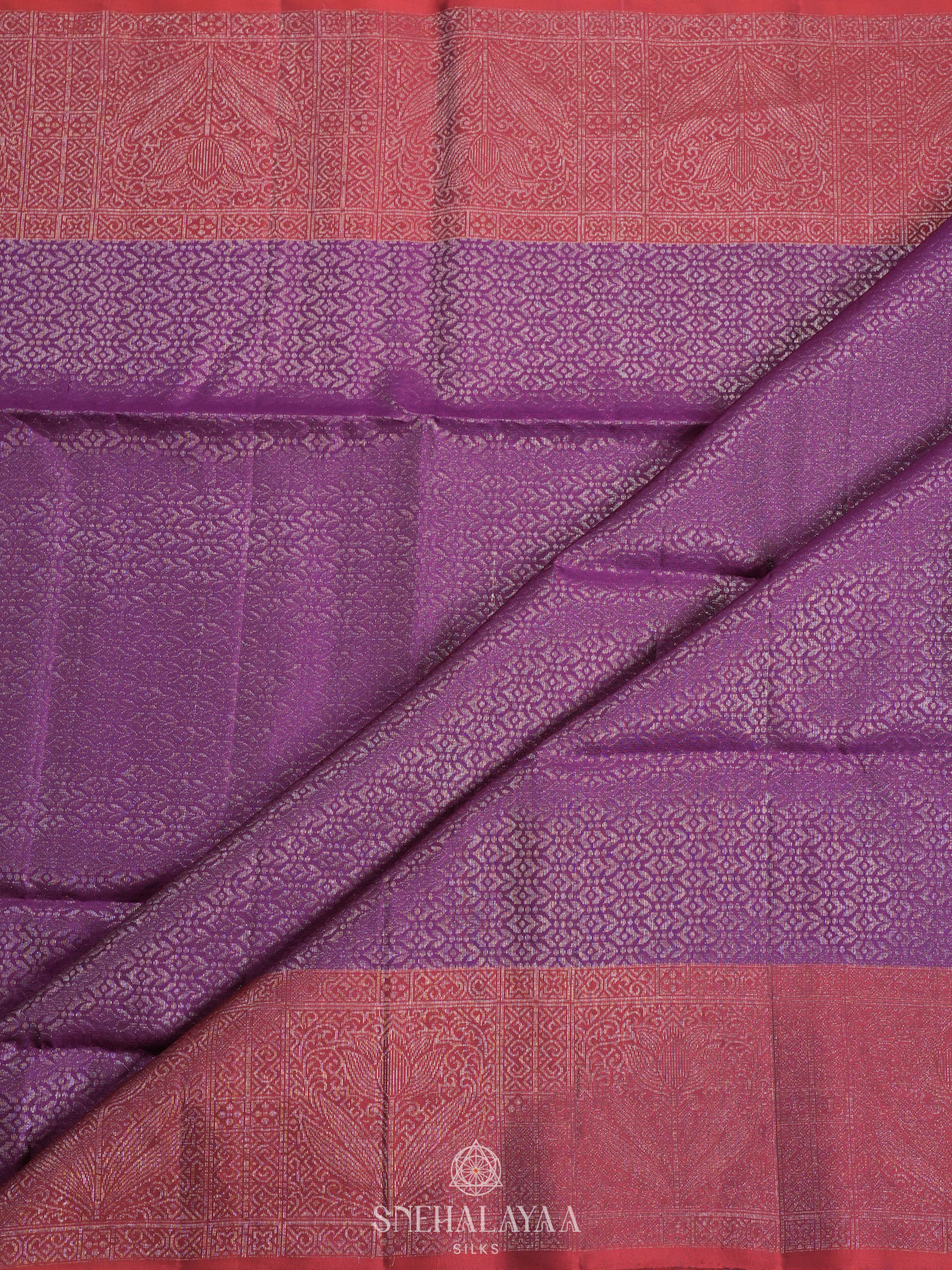 Purple Soft Silk Saree