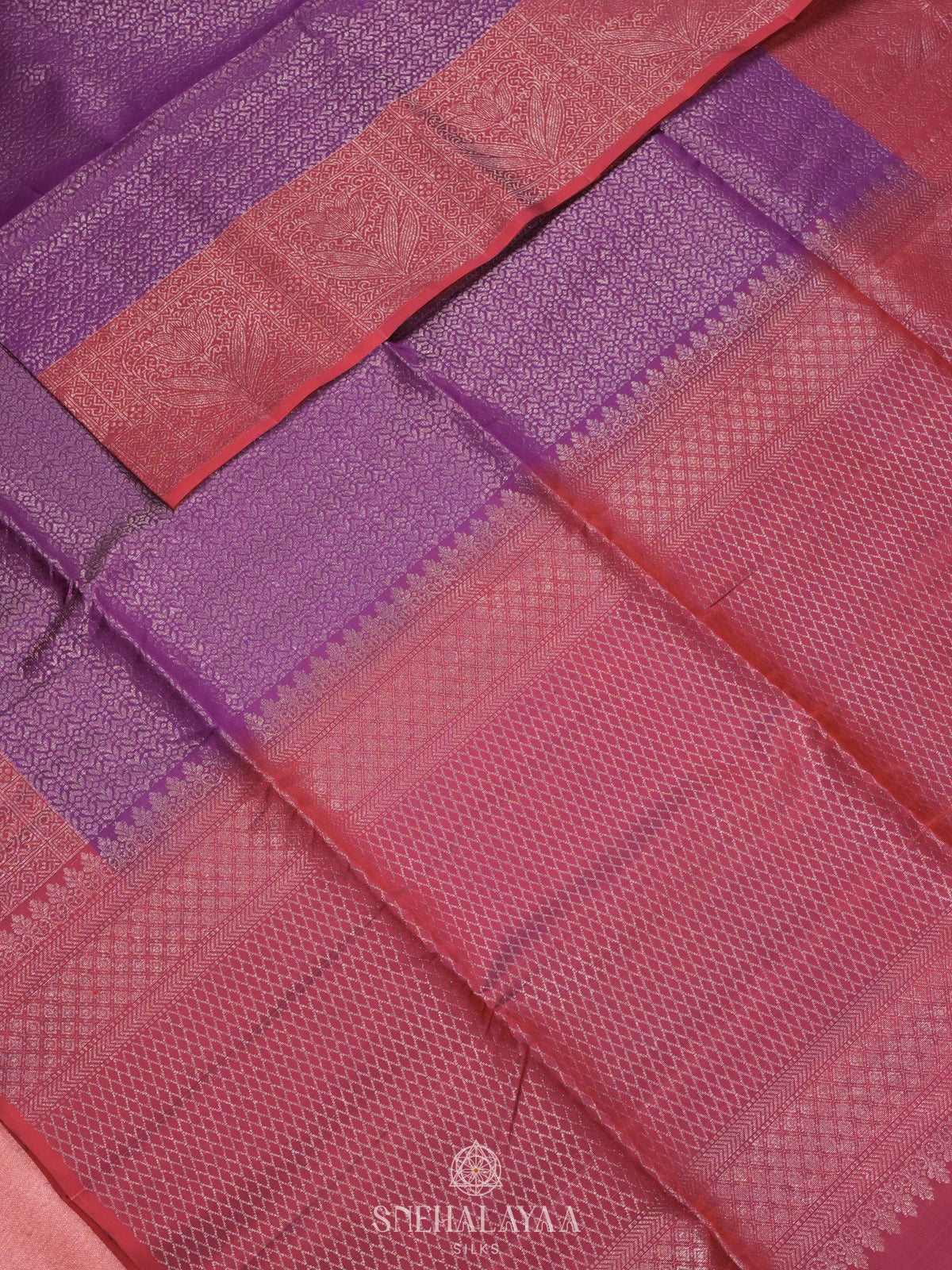 Purple Soft Silk Saree