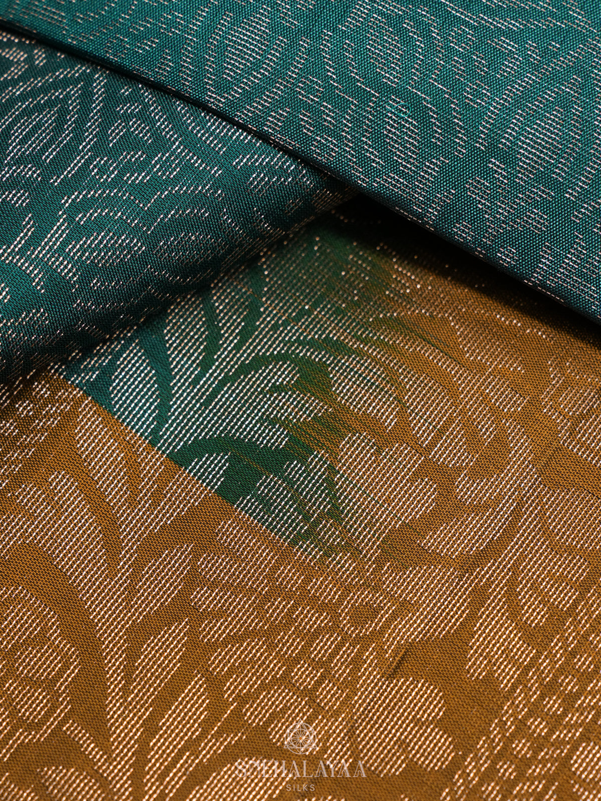 Teal Green Soft Silk Saree