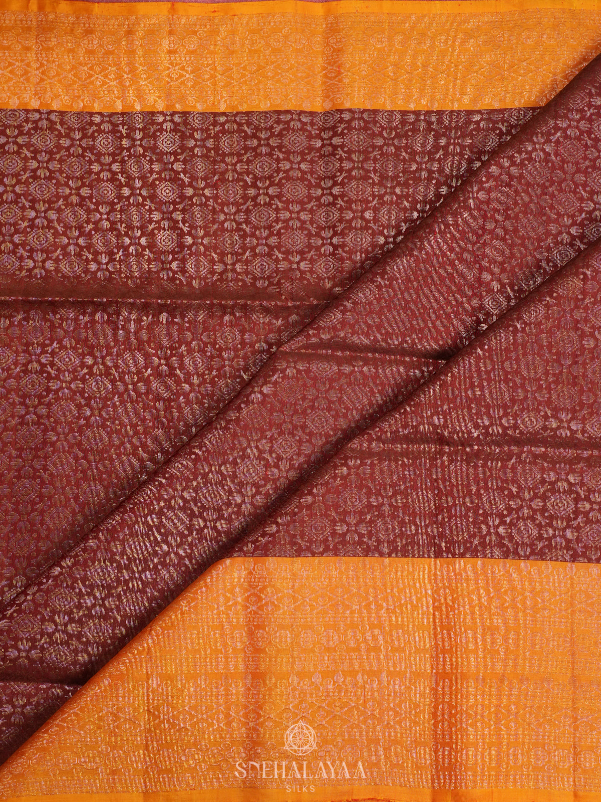 Brown Soft Silk Saree