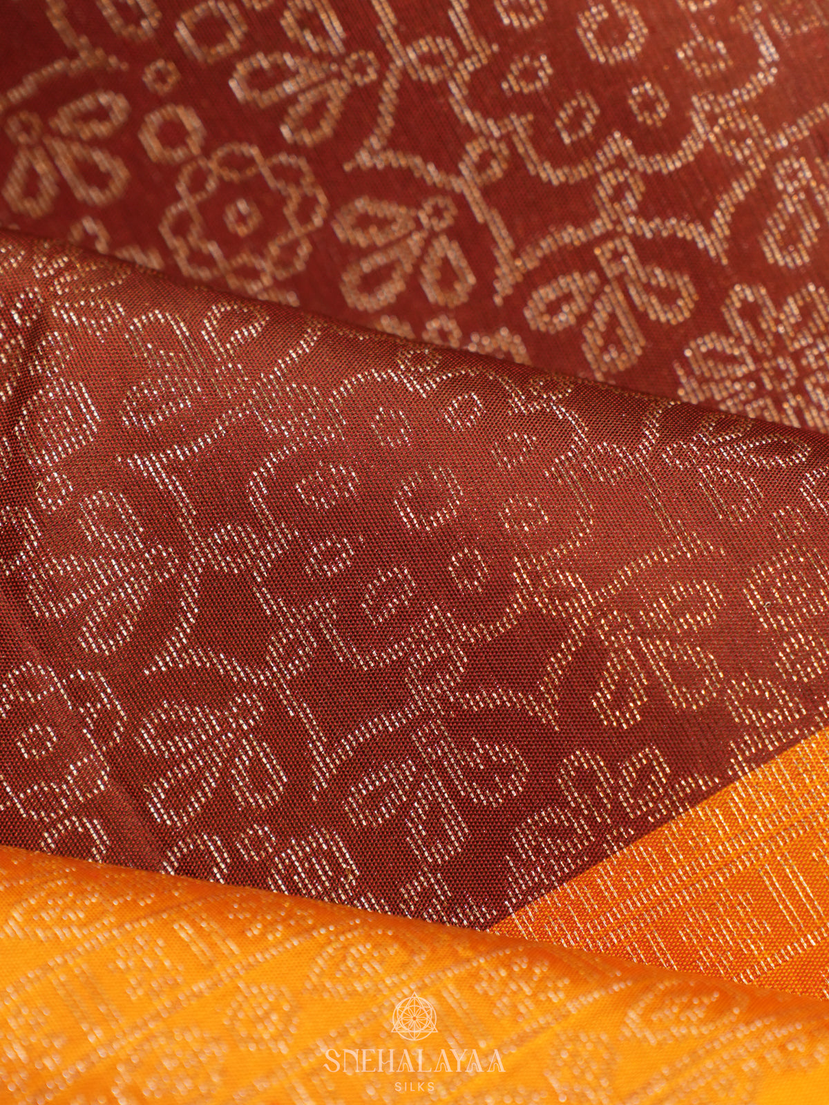 Orange Soft Silk Saree