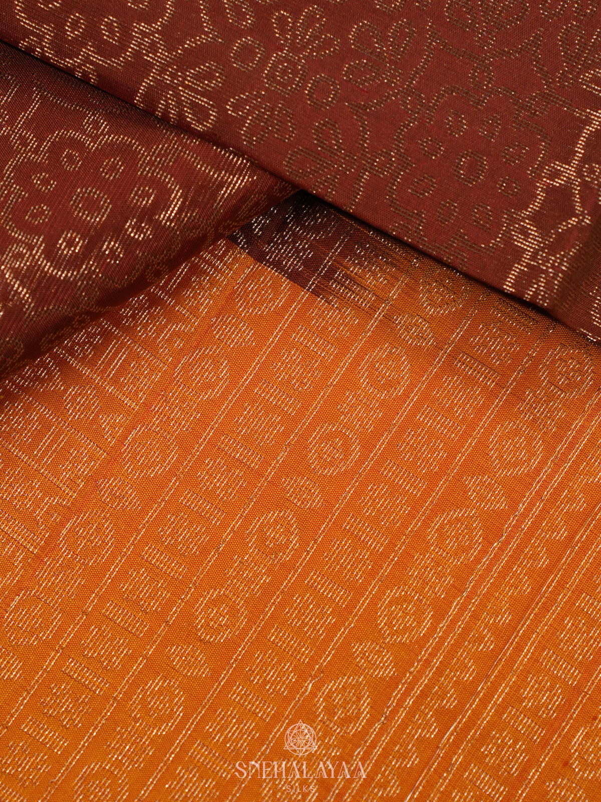 Orange Soft Silk Saree