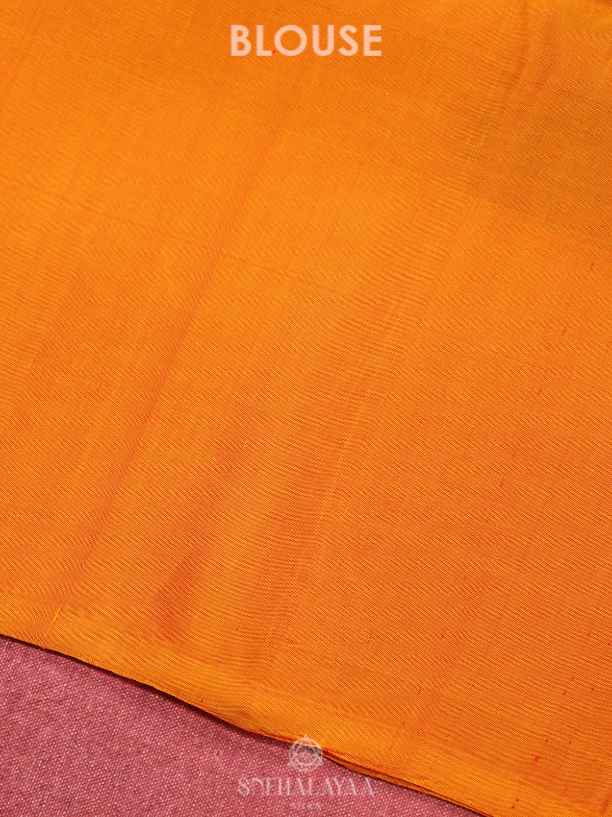 Orange Soft Silk Saree