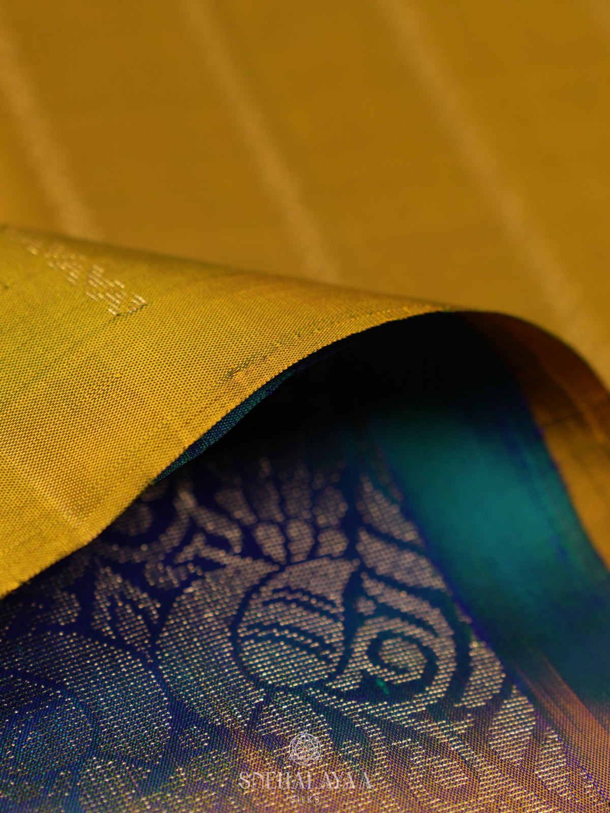 Lime Yellow Soft Silk Saree