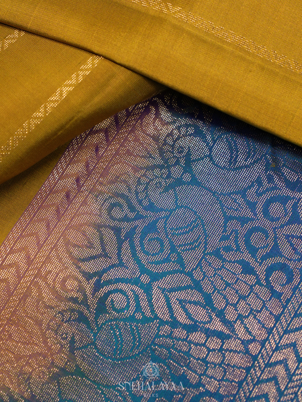 Lime Yellow Soft Silk Saree