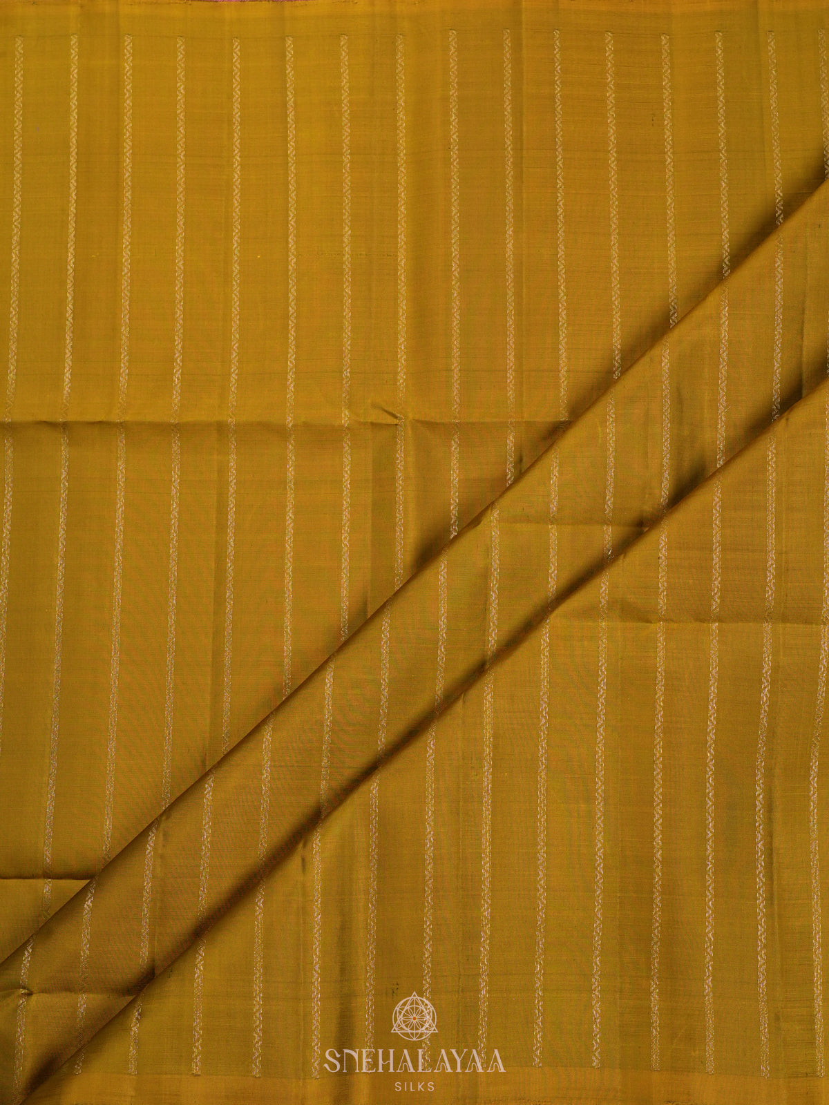 Lime Yellow Soft Silk Saree