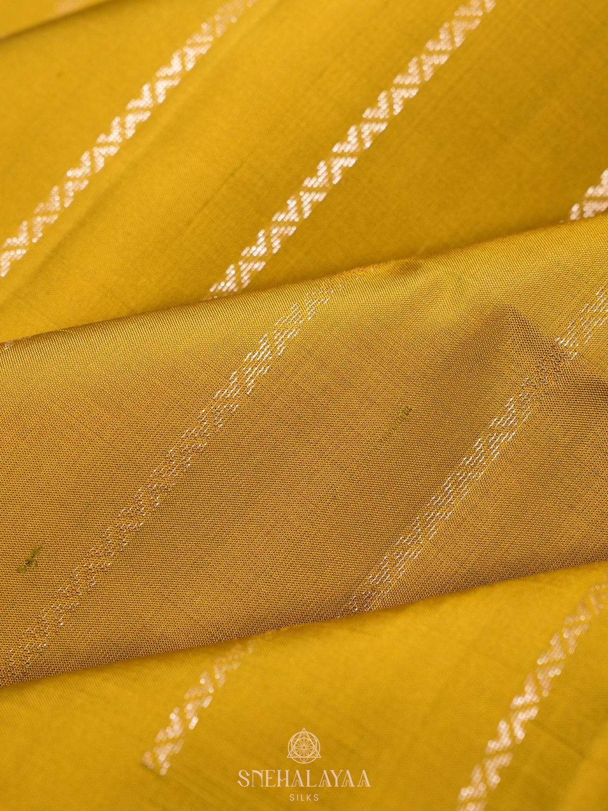 Lime Yellow Soft Silk Saree