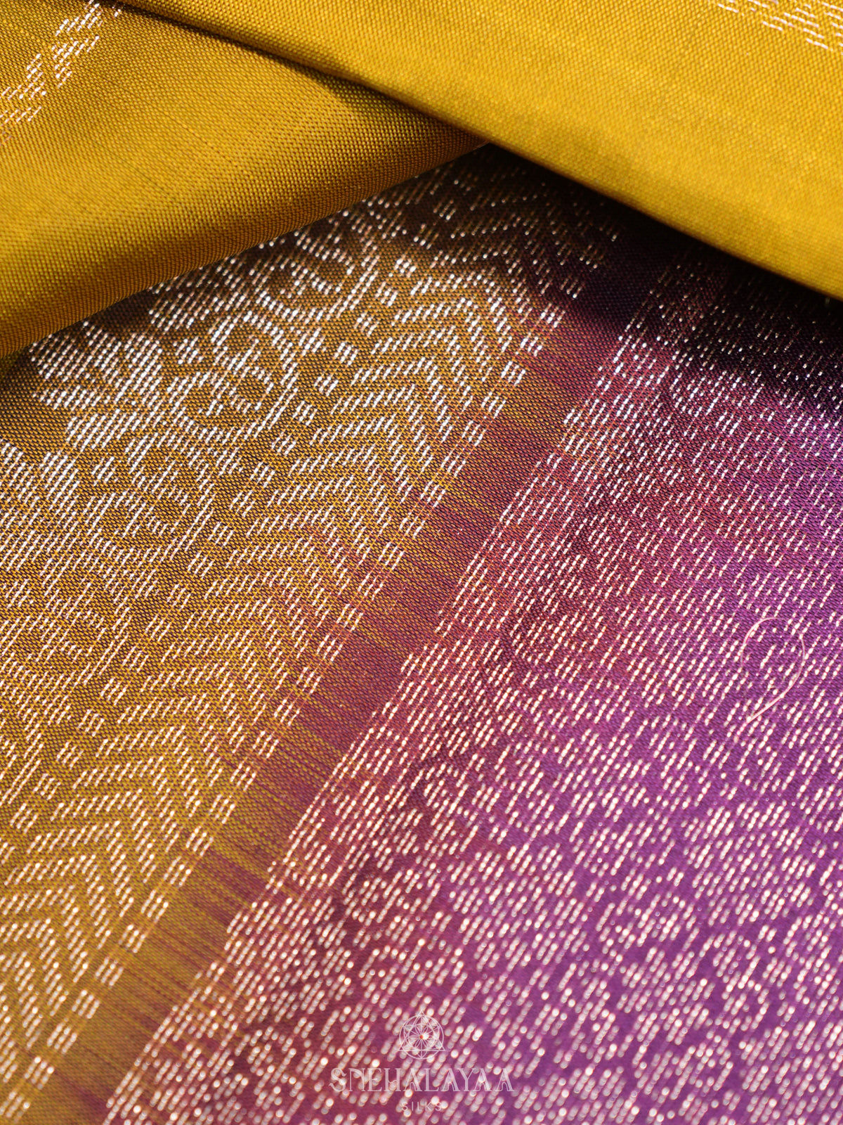 Lime Yellow Soft Silk Saree