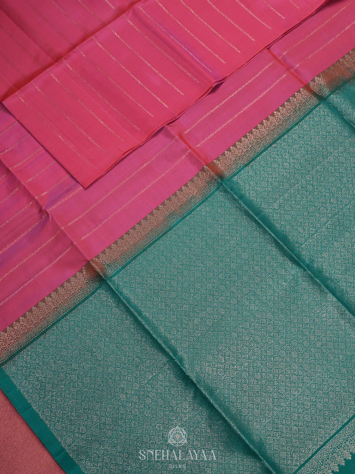 Pink Soft Silk Saree