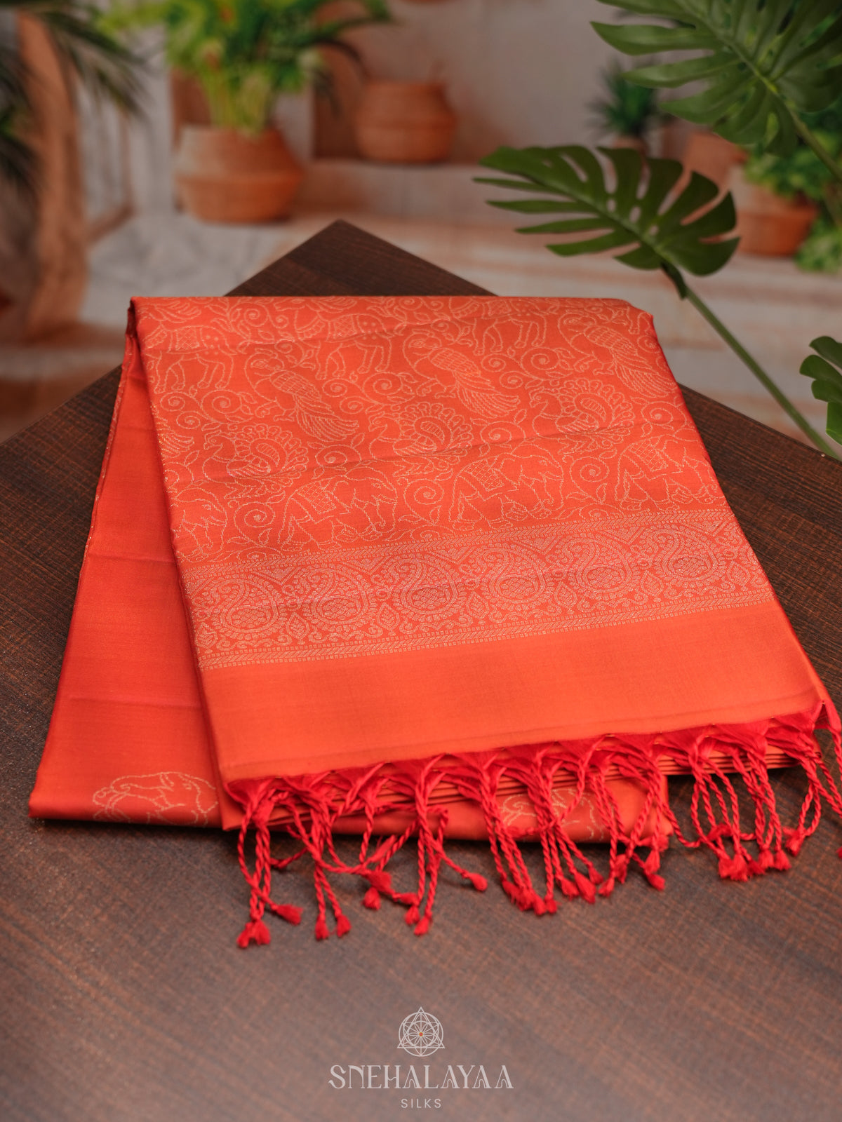 Red Soft Silk Saree