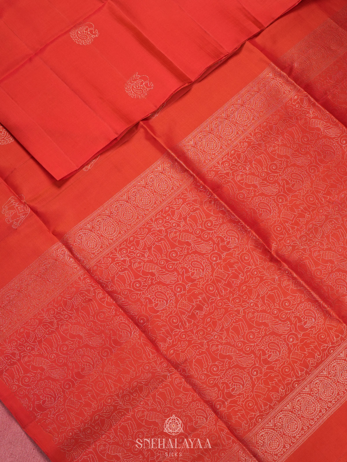 Red Soft Silk Saree