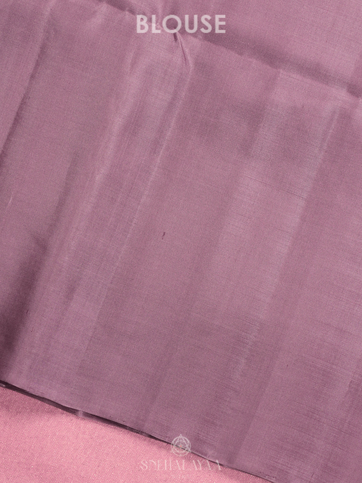 Mauve Pink Soft Silk Saree