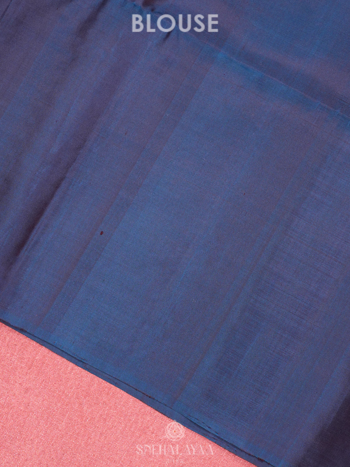 Peacock Blue Soft Silk Saree