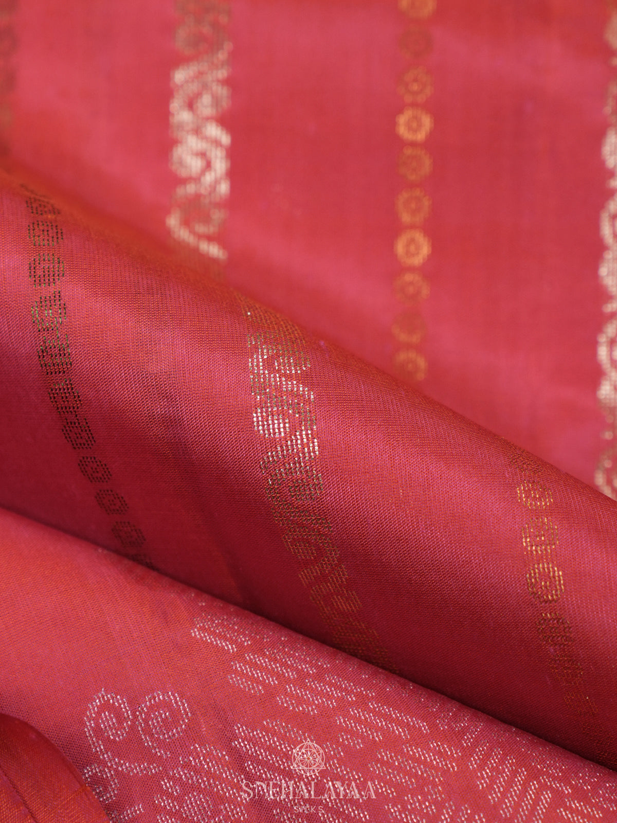 Peach Soft Silk Saree