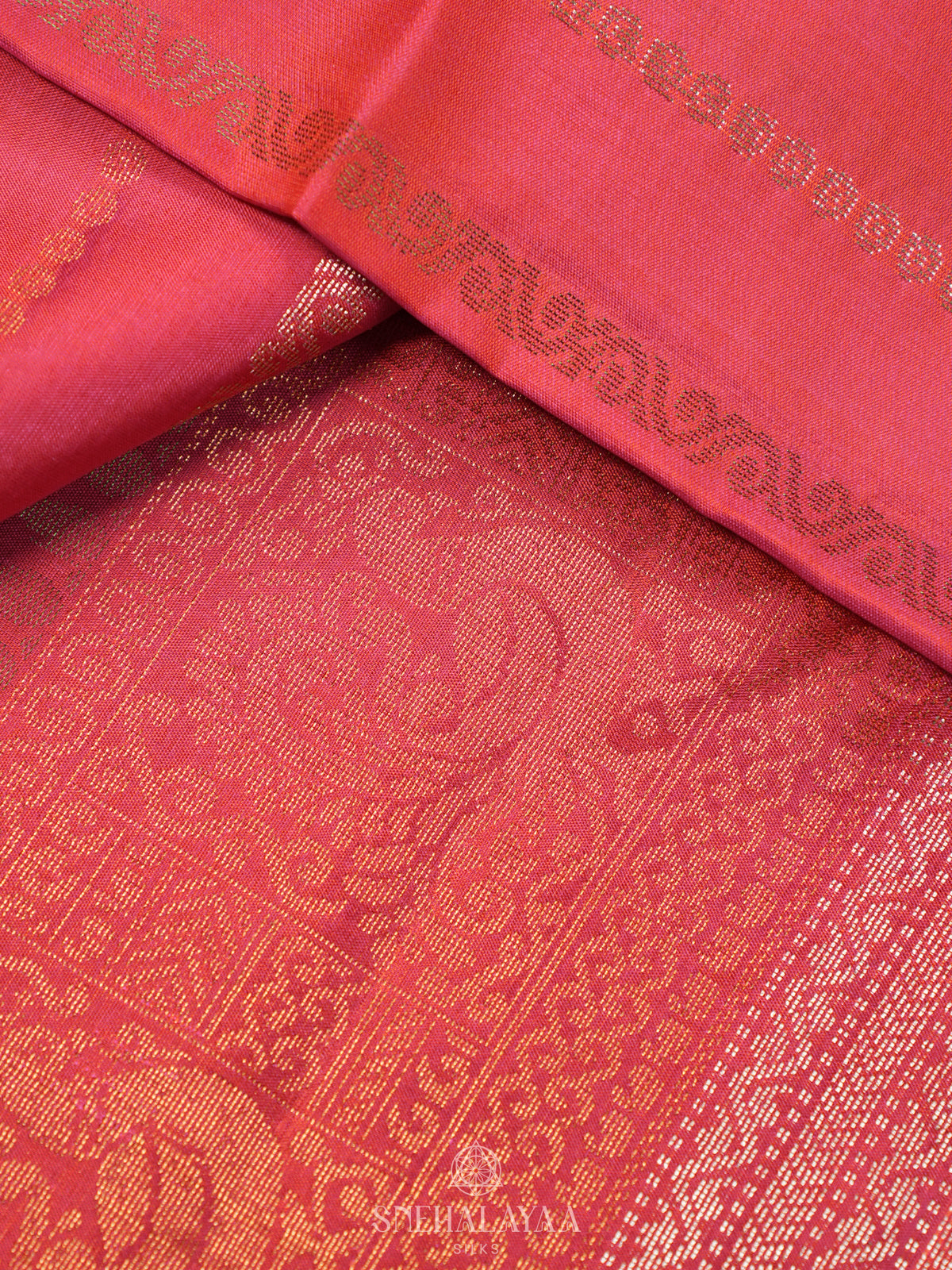 Peach Soft Silk Saree