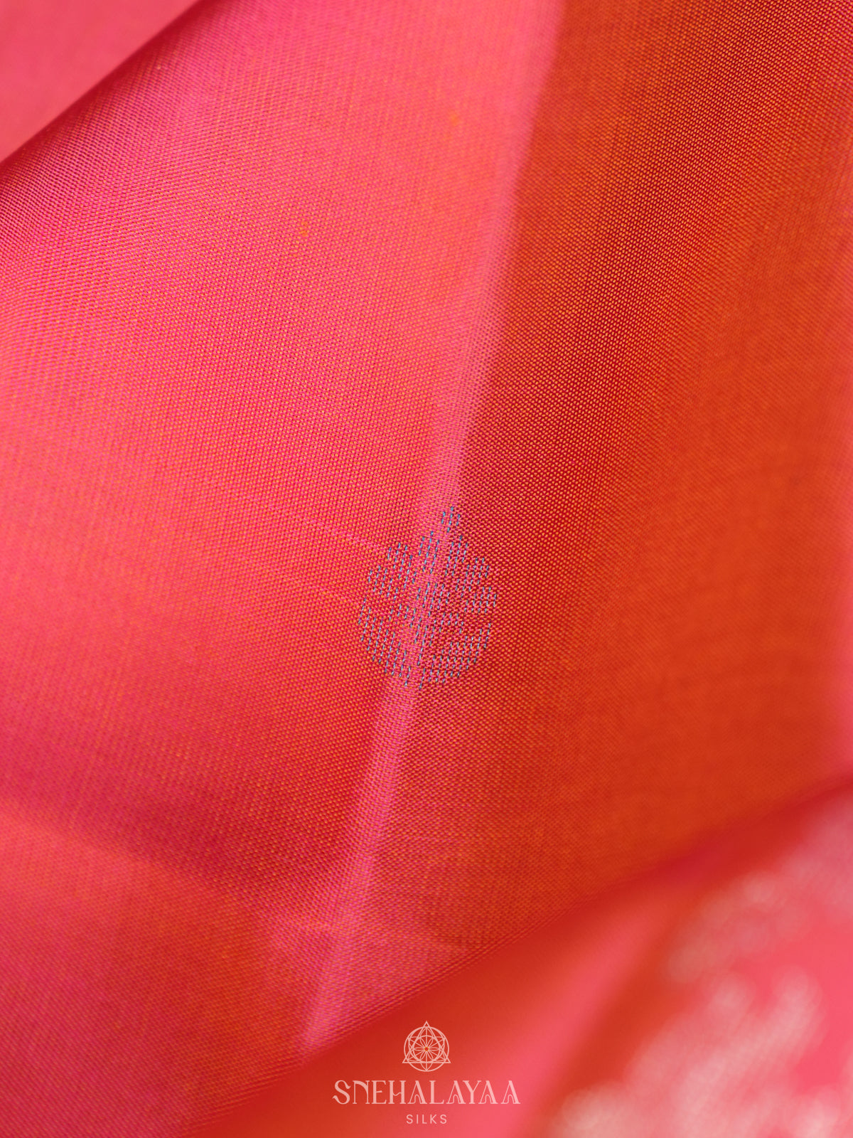 Peach Soft Silk Saree
