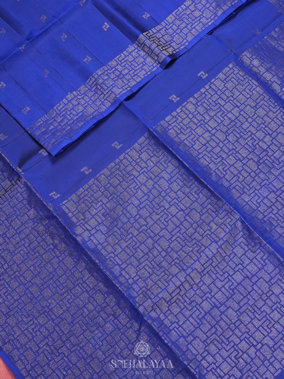 Royal Blue Soft Silk Saree