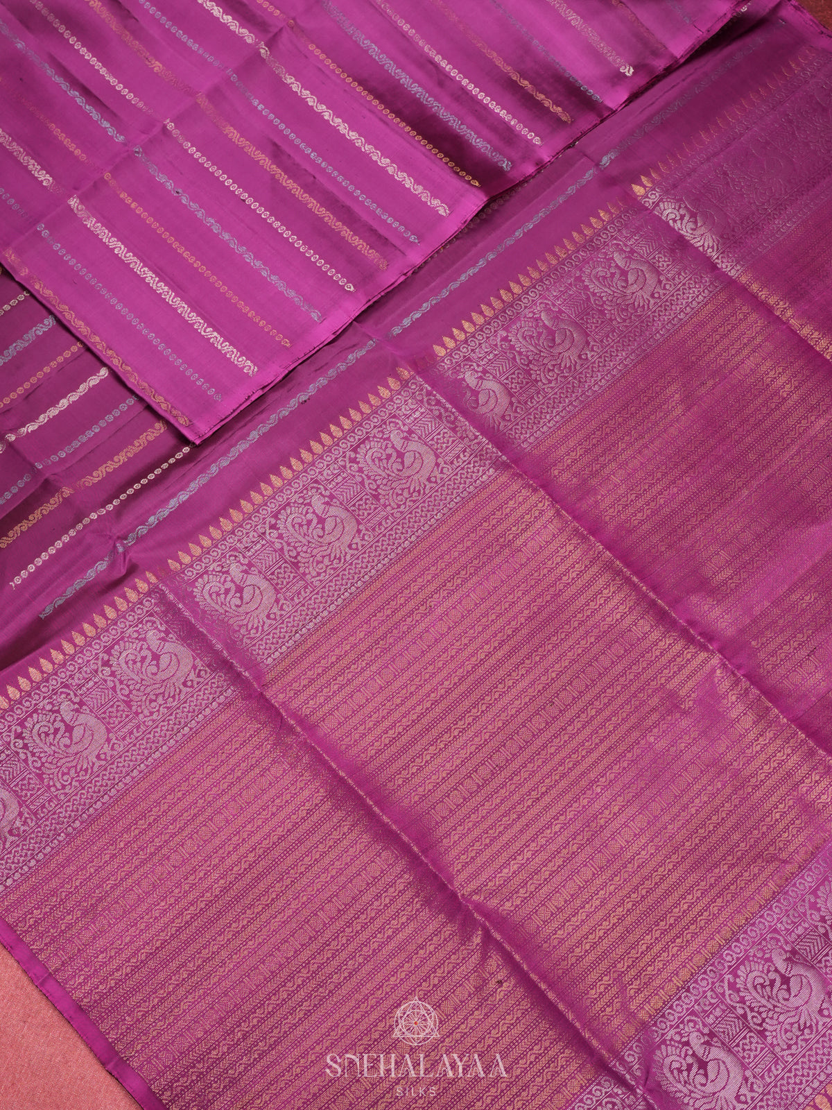Pink Soft Silk Saree