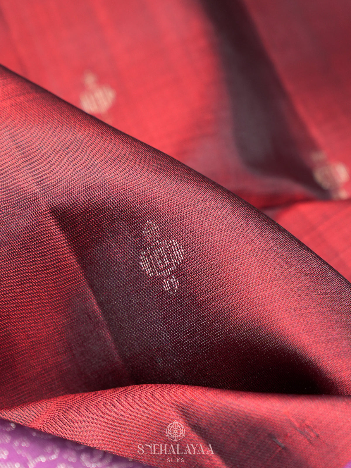 Maroon Soft Silk Saree