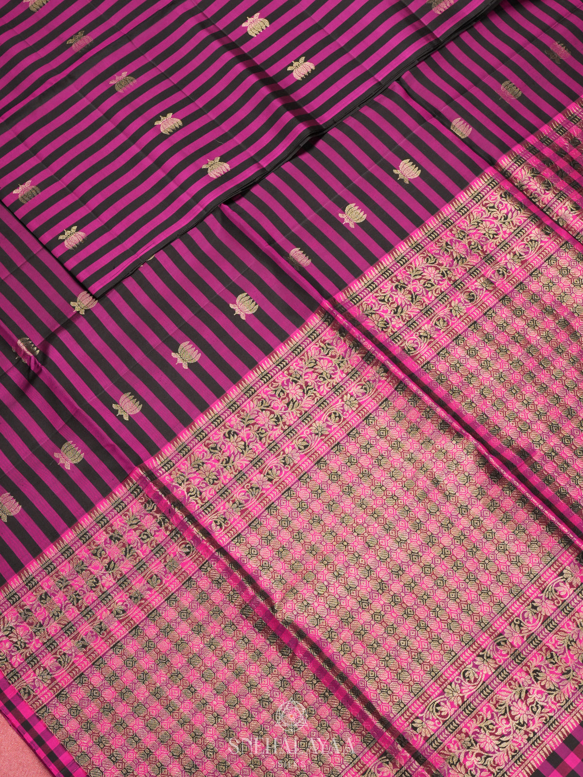 Pink Soft Silk Saree