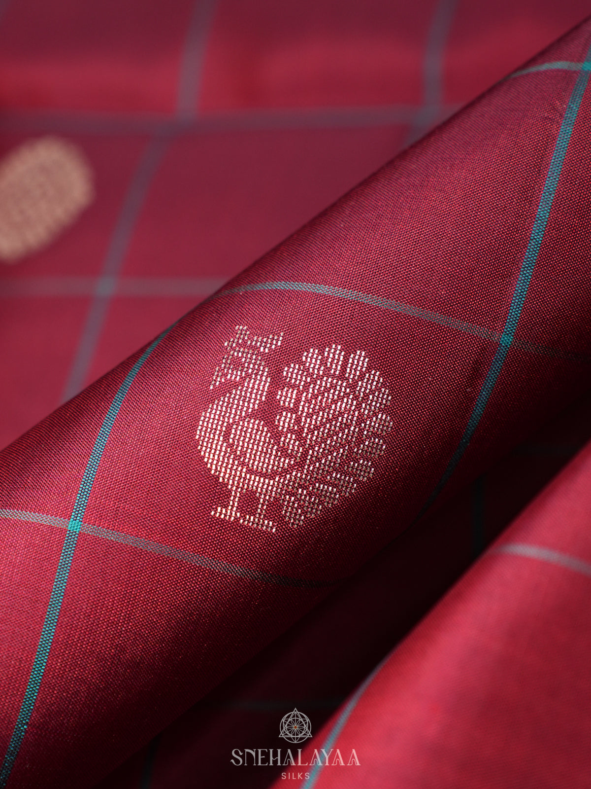 Maroon Soft Silk Saree