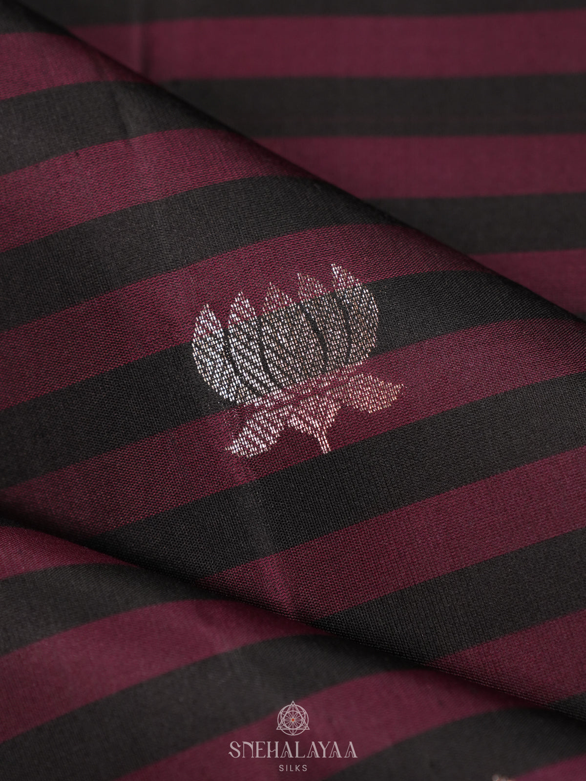 Burgundy Soft Silk Saree