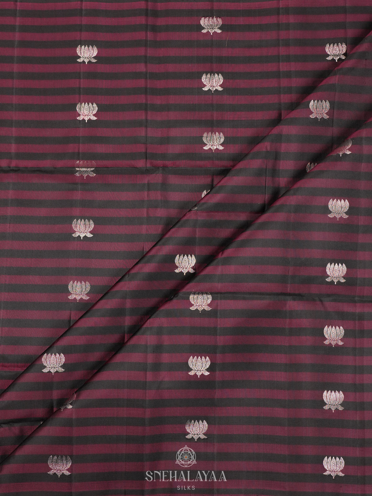 Burgundy Soft Silk Saree