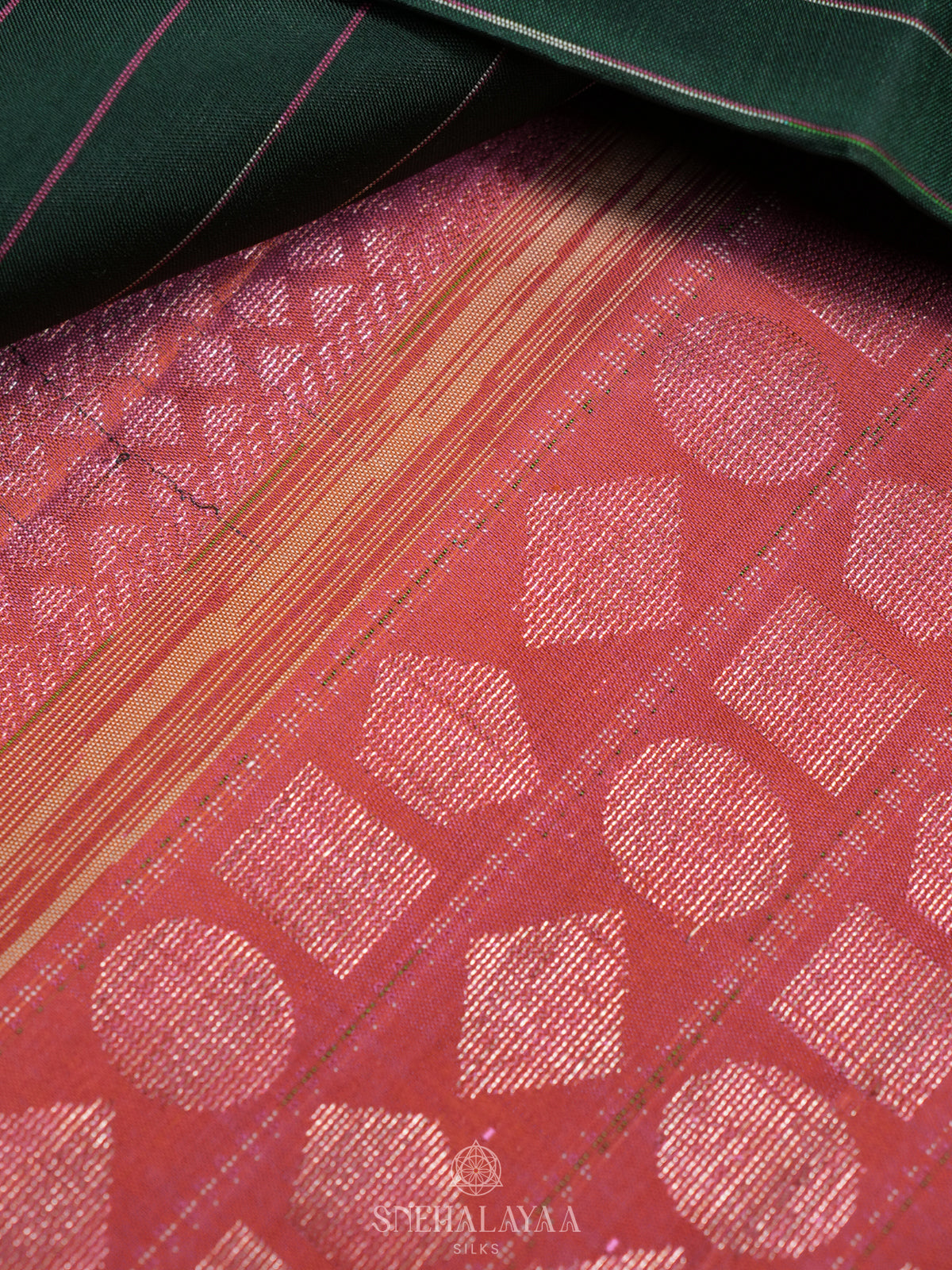 Forest Green Soft Silk Saree