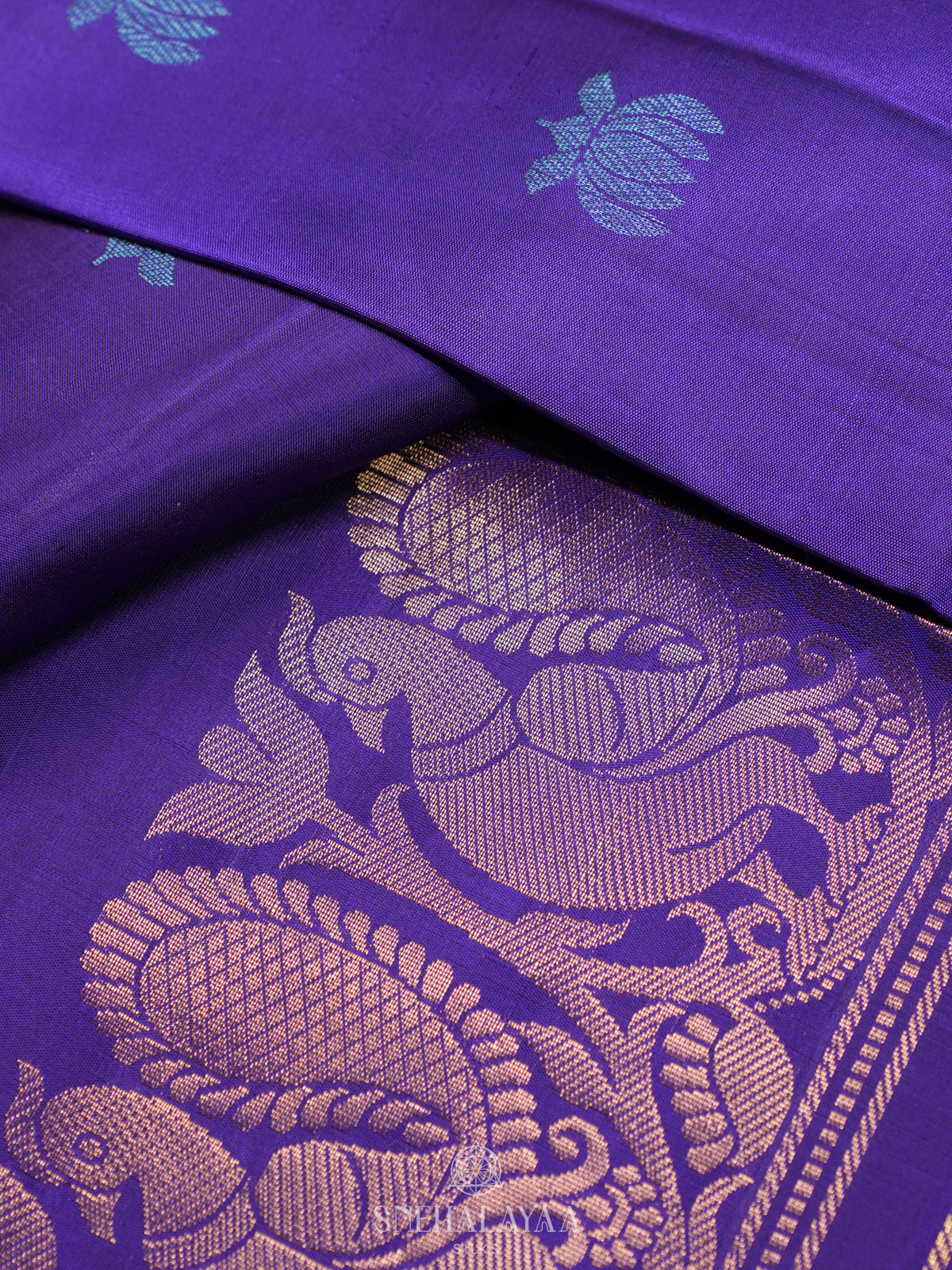 Purple Soft Silk Saree