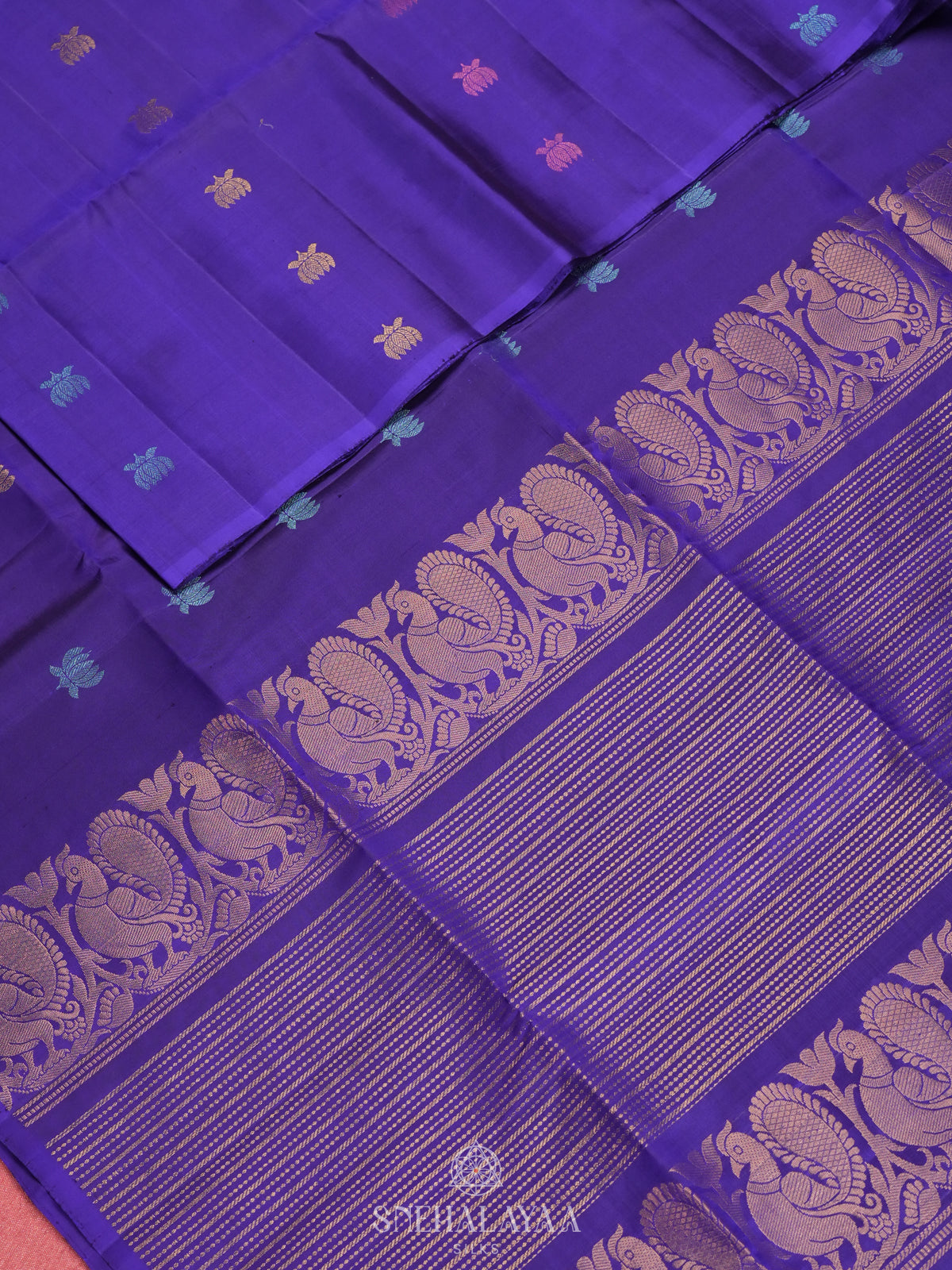 Purple Soft Silk Saree