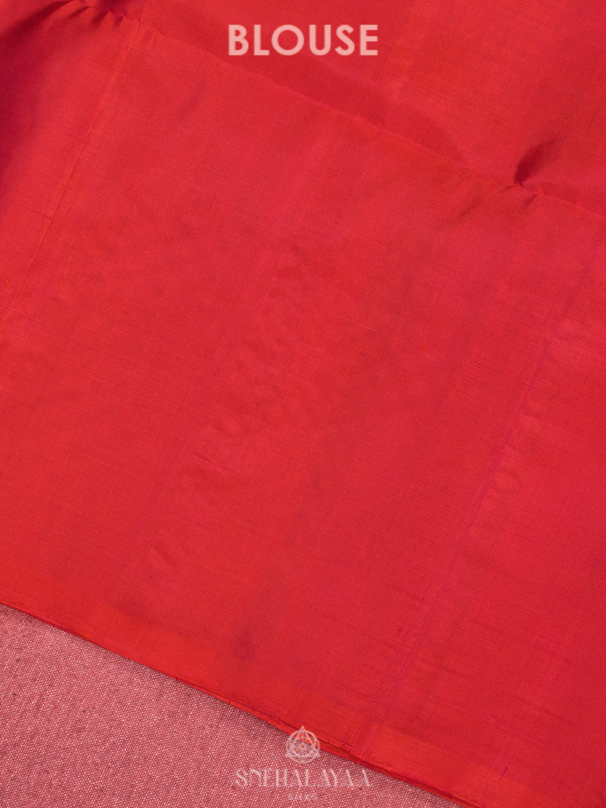 Ruby Red Soft Silk Saree