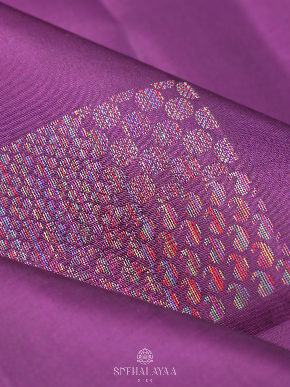 Purple Soft Silk Saree