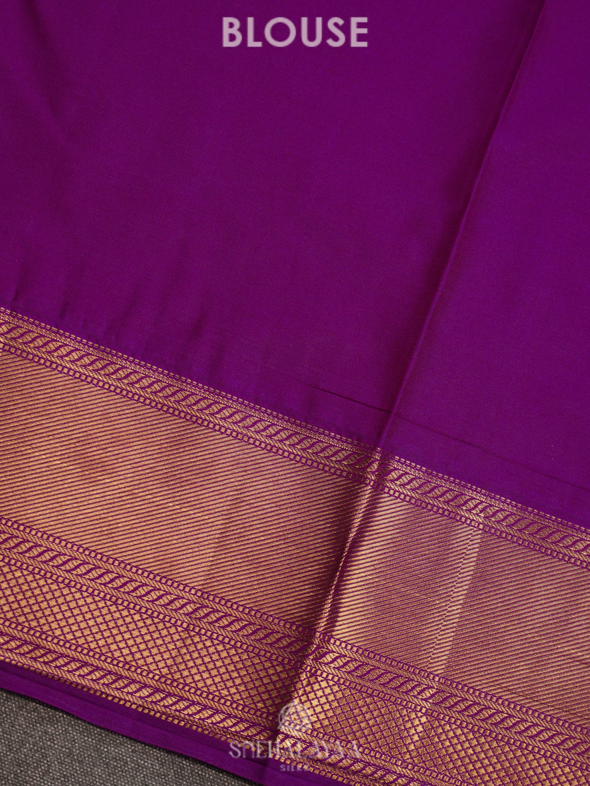 Purple Art Silk Saree