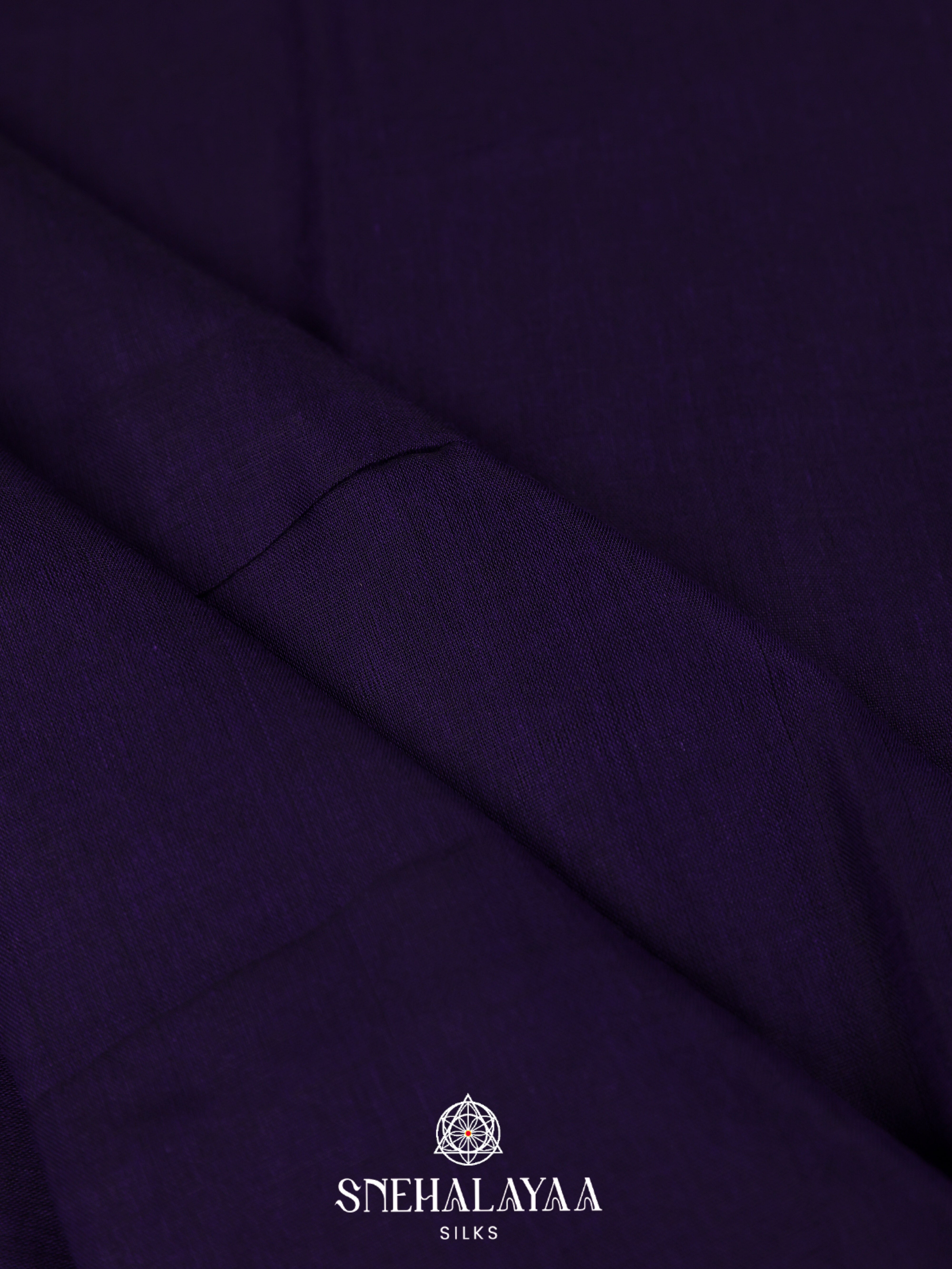 Purple Narayanpet Cotton Saree