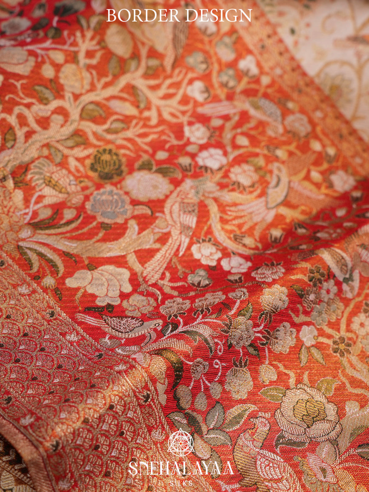 Cream Tissue Kanjivaram Silk Saree