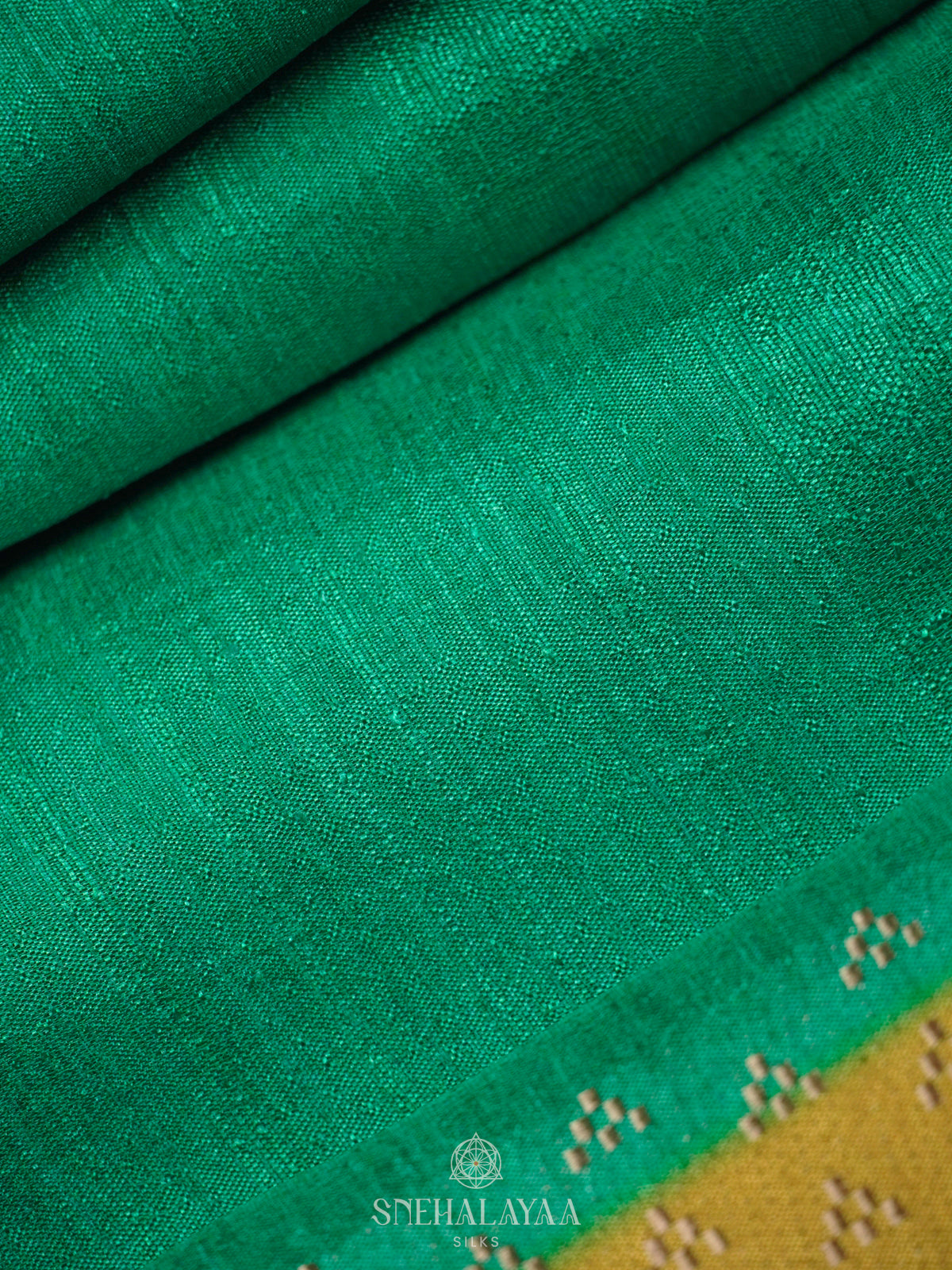 Green Tussar Saree