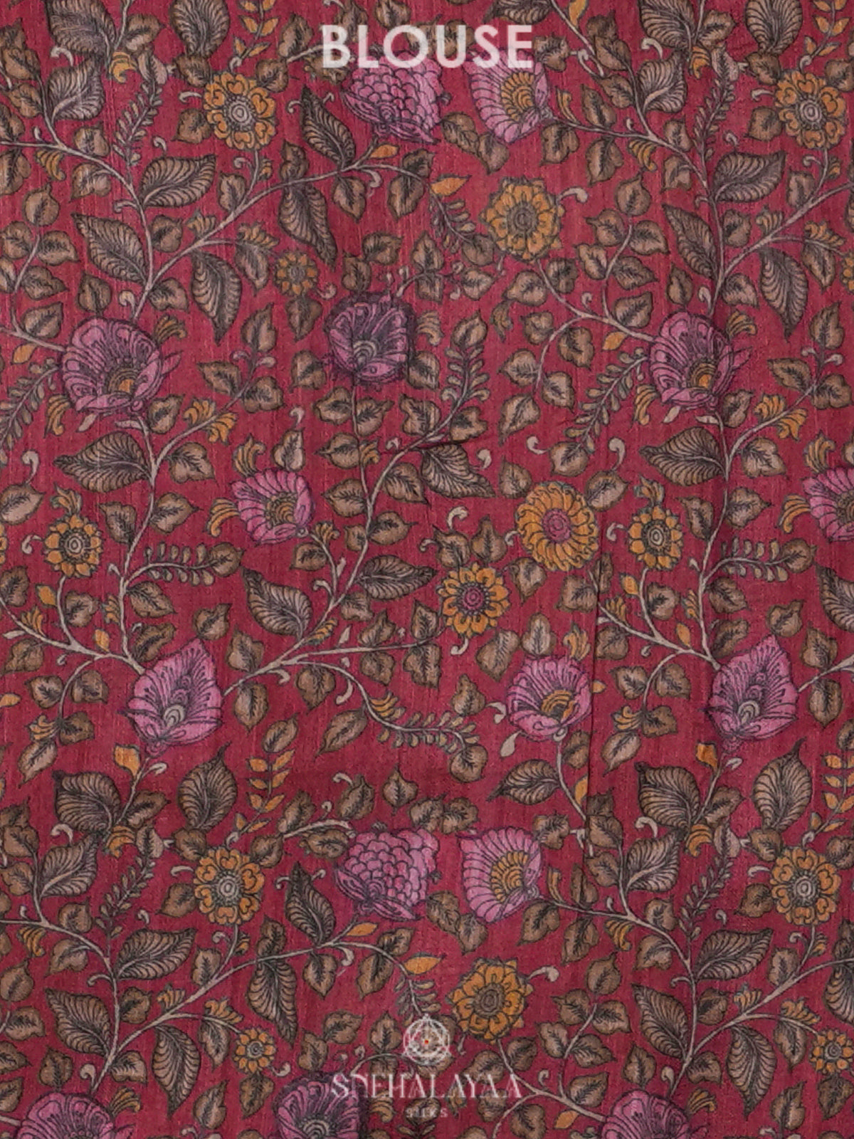 Pink Tussar Saree