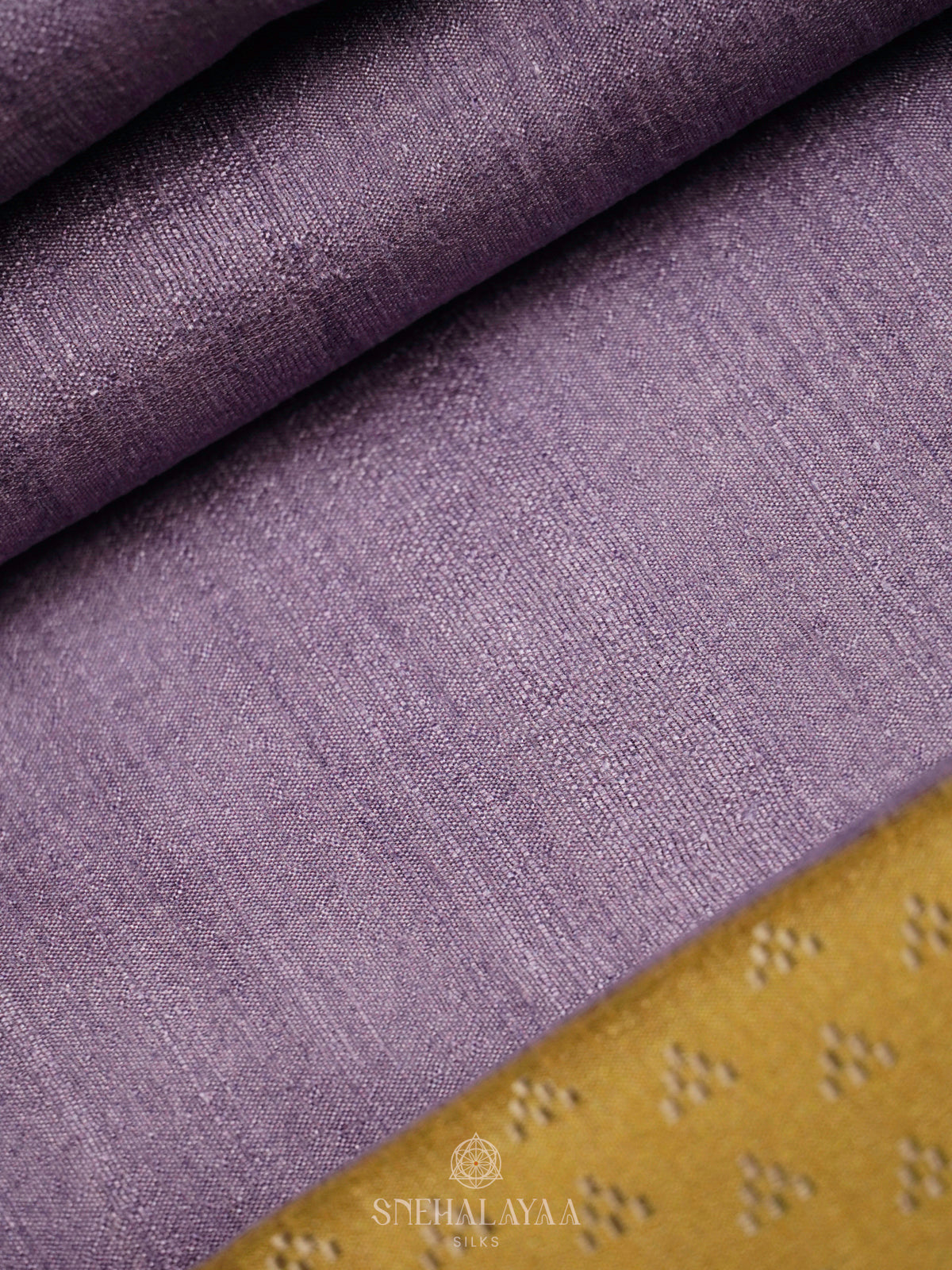 Lavender Tussar Saree