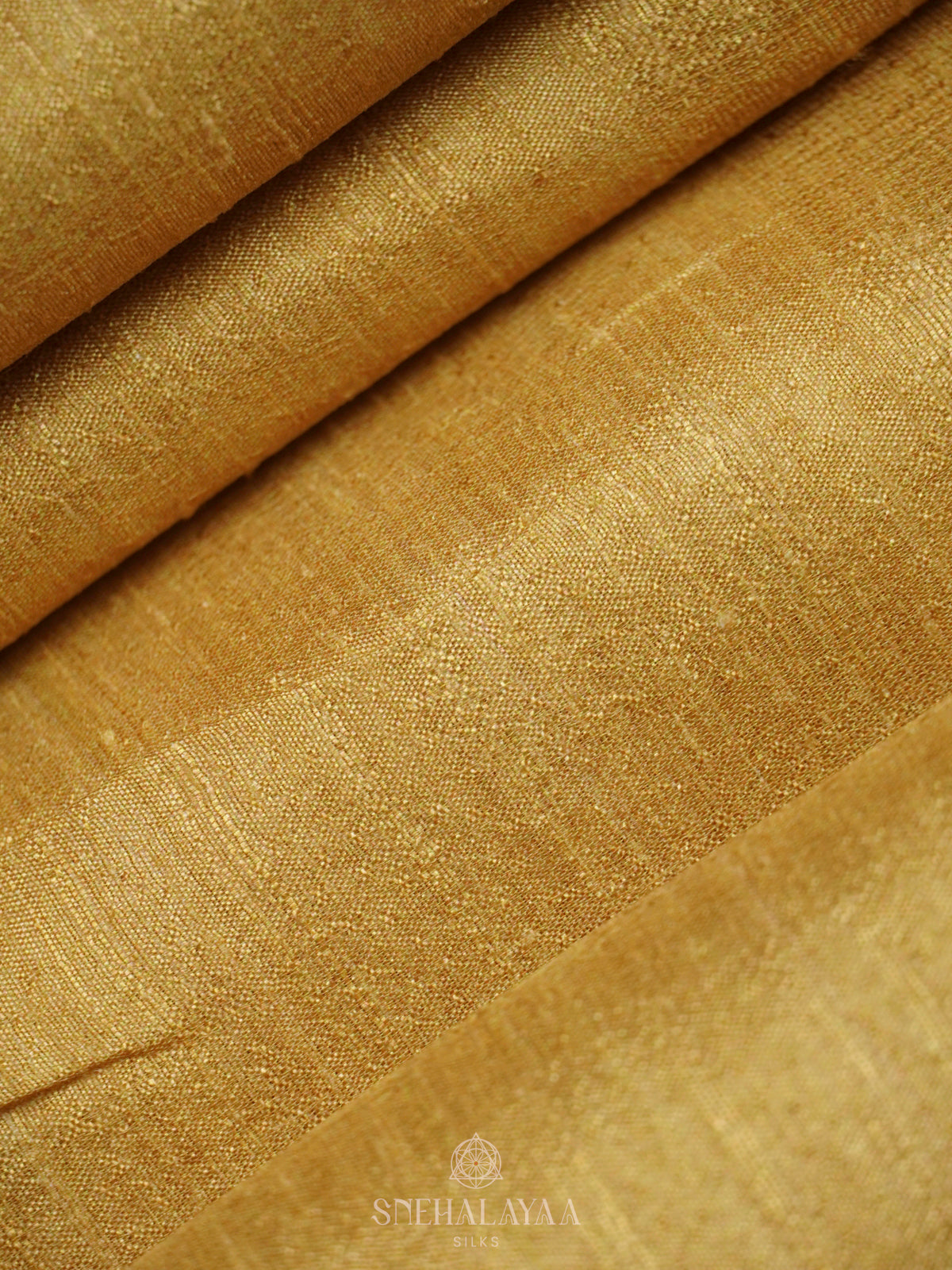 Yellow Tussar Saree