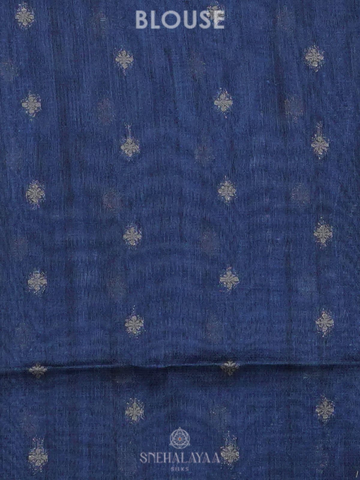Blue Tussar Saree