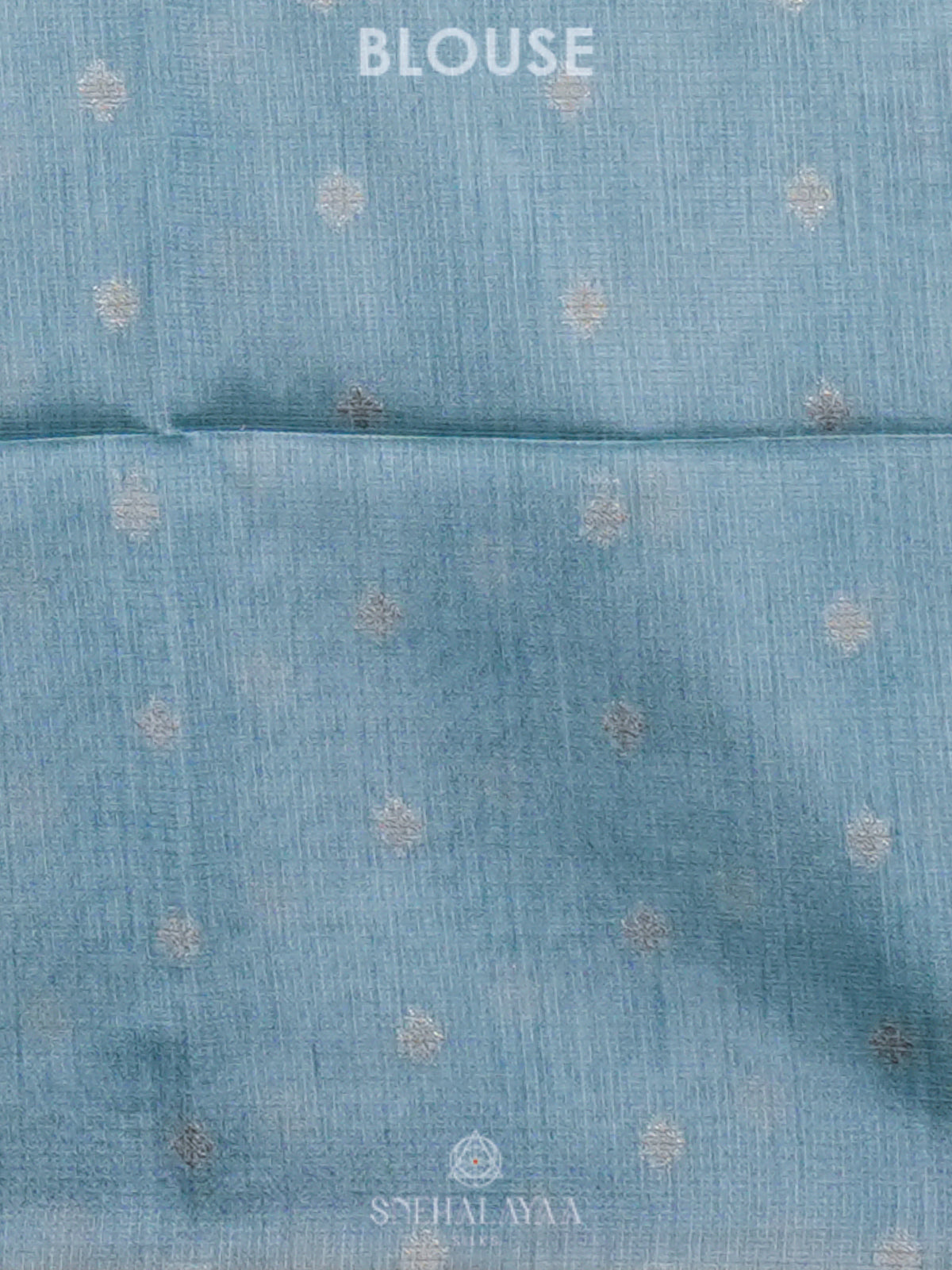 Pale Blue Tussar Saree