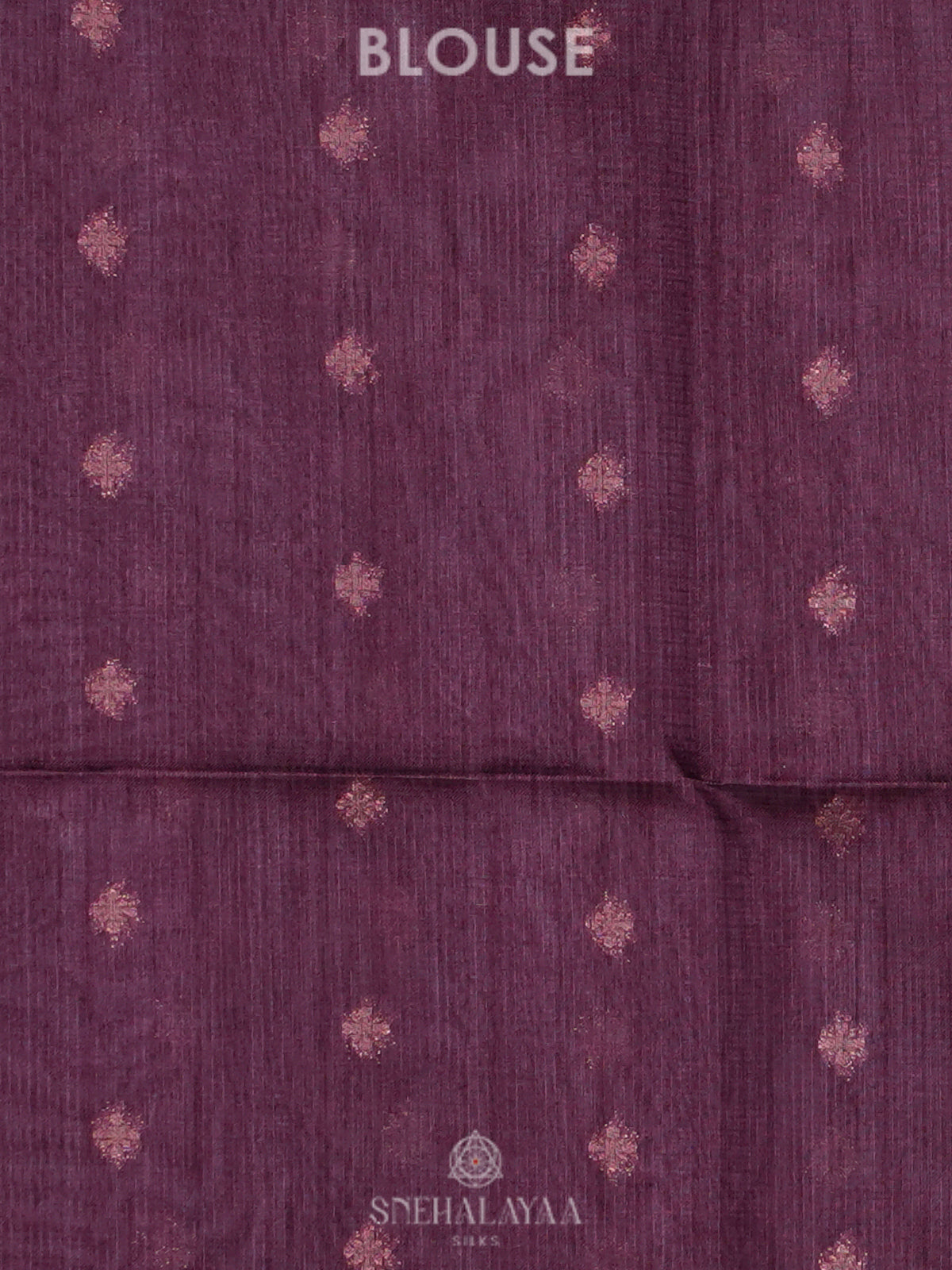 Navy Blue Tussar Saree