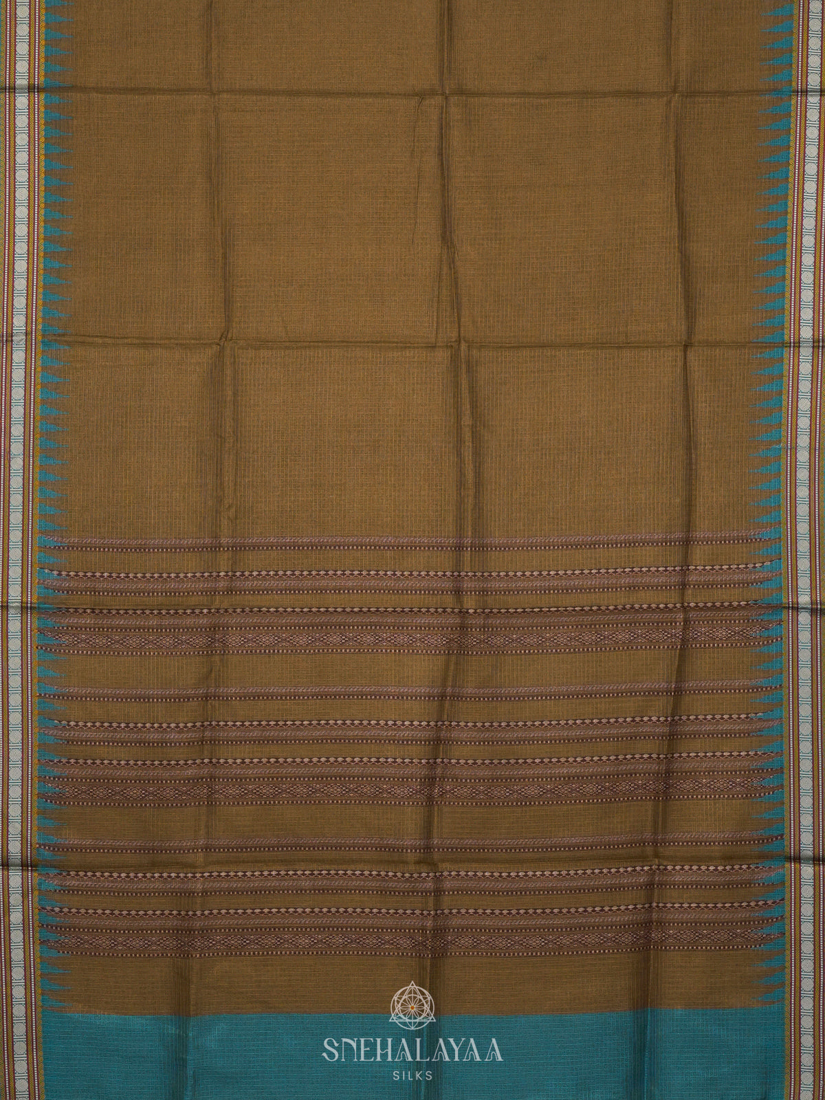 Mustard Kota Saree
