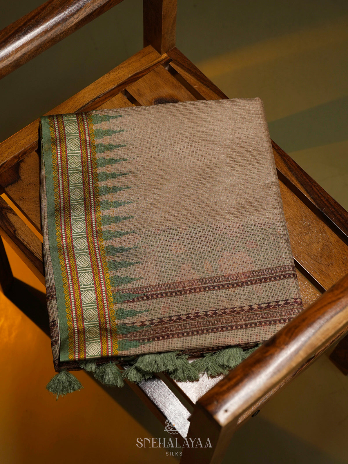 Brown Kota Saree