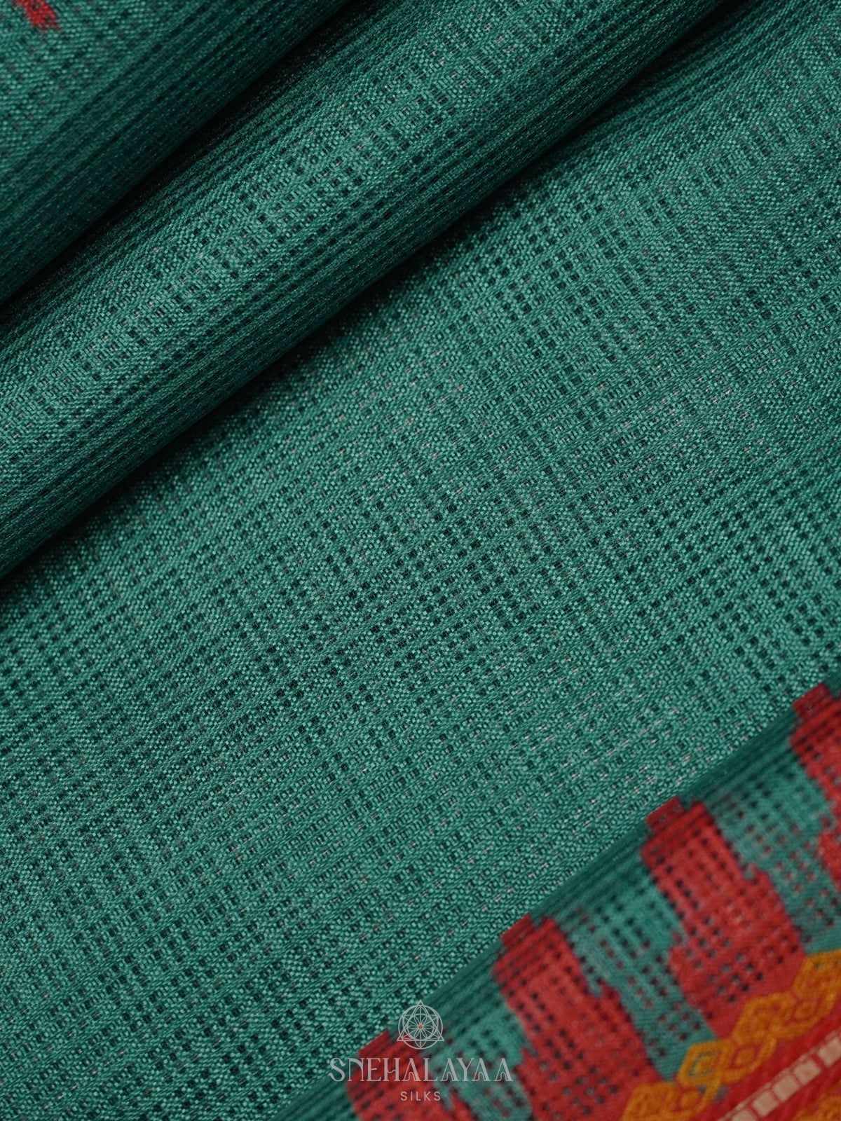 Peacock Blue Kota Saree