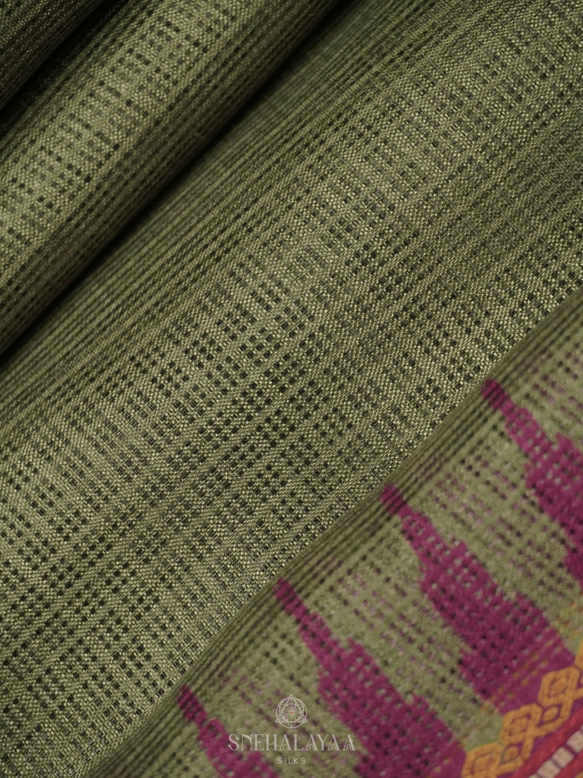 Forestn Green Kota Saree