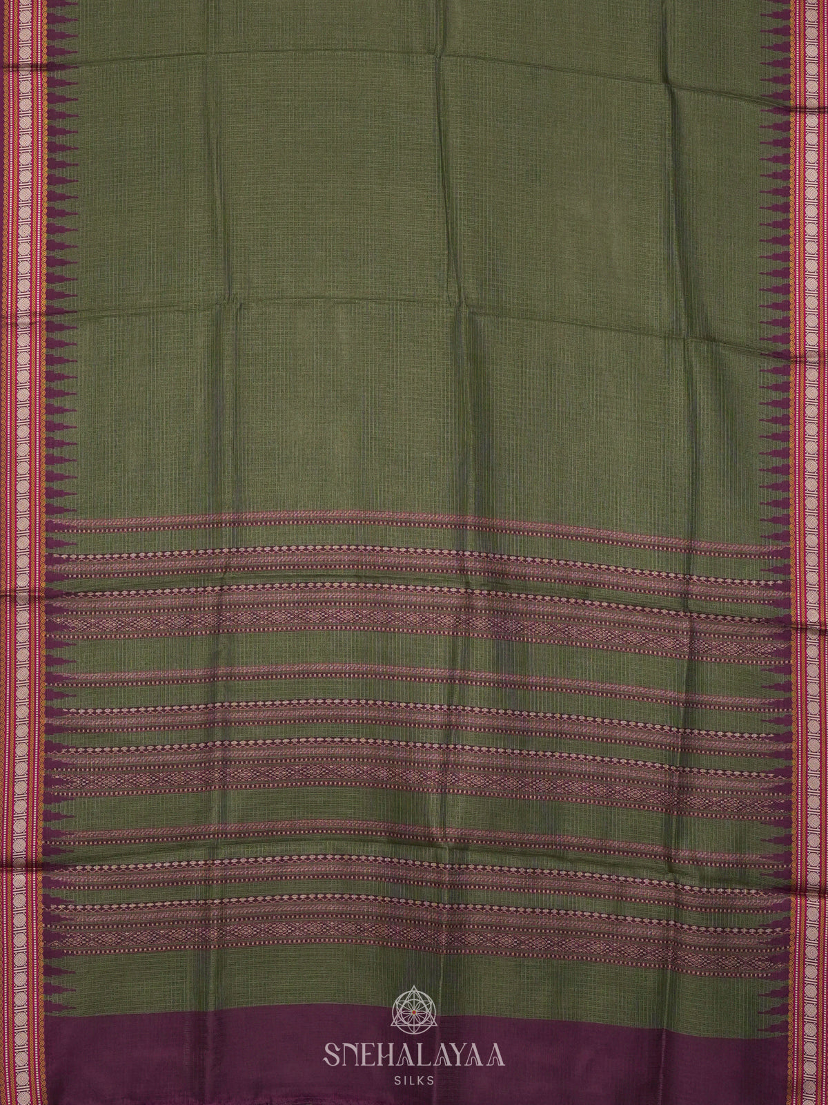 Forestn Green Kota Saree